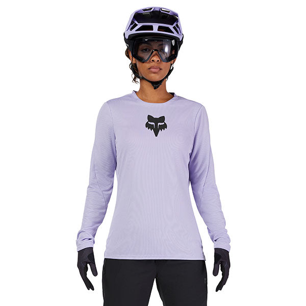 Product image of Fox Racing - Ranger Fox Head Long Sleeve Jersey (MTB) (Womens) SKU:33441-282-XL | Sizes: SM–XL | Designed for Mountain Bike, BMX and E-Bike riders | Available at BTO Sports
