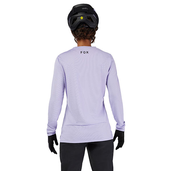 Product image of Fox Racing - Ranger Fox Head Long Sleeve Jersey (MTB) (Womens) SKU:33441-001-XS | Sizes: SM–XL | Designed for Mountain Bike, BMX and E-Bike riders | Available at BTO Sports