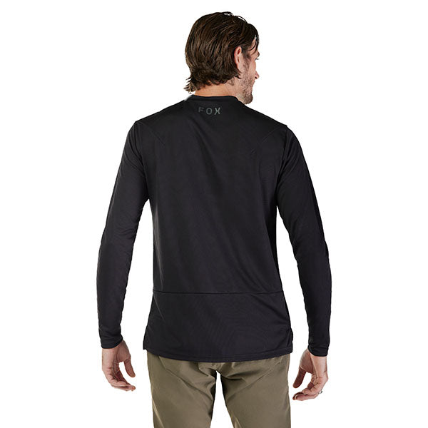 Product image of Fox Racing - Ranger Fox Head Long Sleeve Jersey (MTB) SKU:33412-001-XL | Sizes: SM–XL | Designed for Mountain Bike, BMX and E-Bike riders | Available at BTO Sports