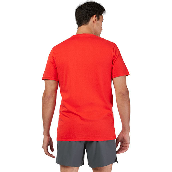 Studio photo on a white background of Fox Racing Honda Tee; showing tee fit, printed graphics, and crew neckline; SKU 33422-003-S; Sizes: S-2XL