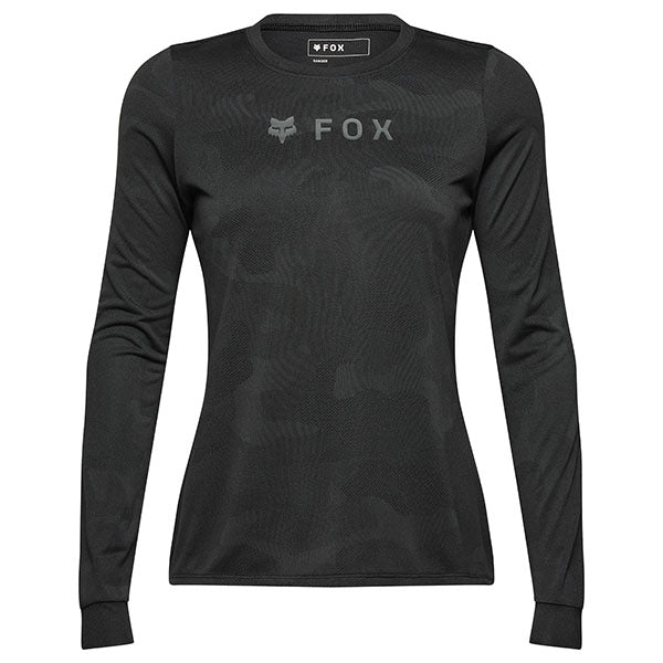 Product image of Fox Racing - Ranger TruDri Long Sleeve Jersey (MTB) (Womens) SKU:33840-001-M | Sizes: SM–XL | Designed for Mountain Bike, BMX and E-Bike riders | Available at BTO Sports