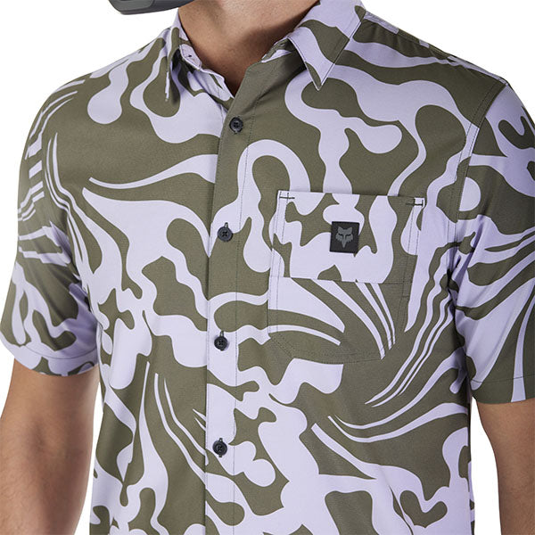 Product image of Fox Racing - Ranger Woven Jersey (MTB) SKU:30913-373-L | Sizes: SM–XL | Designed for Mountain Bike, BMX and E-Bike riders | Available at BTO Sports