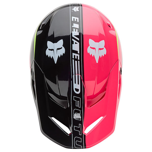 Close-up of MIPS® label and shell texture on Pink Youth V1 Elevated Helmet (SKU: 33549-170)