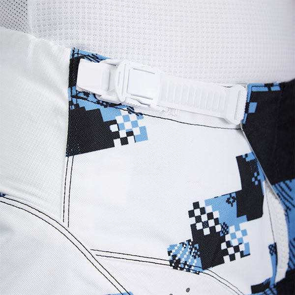 Interior label and fabric texture of White 180 Digi Image Pants (SKU: 33543-008)