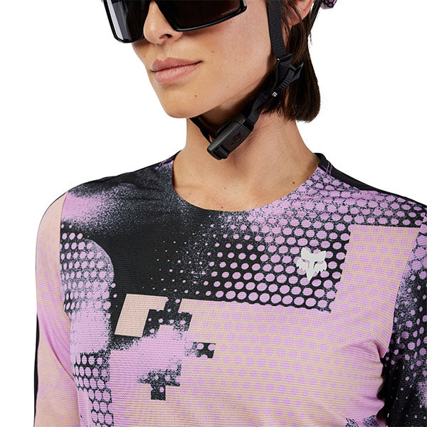 Product image of Fox Racing - Flexair Ascent Pulse Jersey (MTB) (Womens) SKU:33685-237-XS | Sizes: SM–XL | Designed for Mountain Bike, BMX and E-Bike riders | Available at BTO Sports