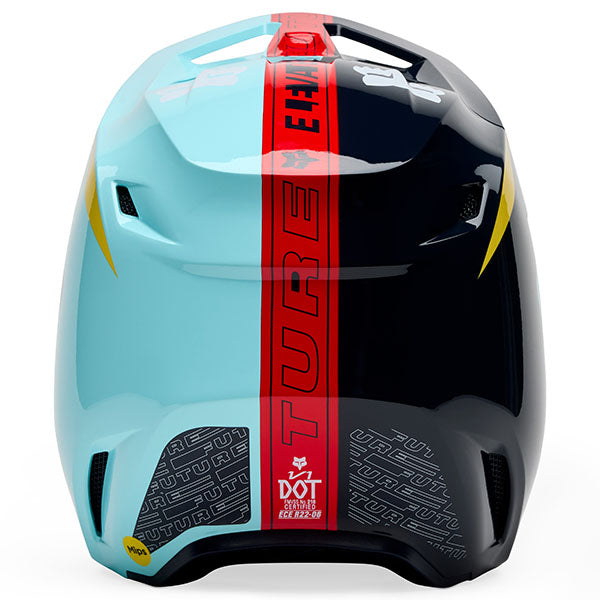 Interior padding and liner detail of Light Blue Youth V1 Elevated Helmet (SKU: 33549-116)