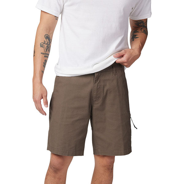 Side view of model wearing Essex 3.0 Shorts in Dirt Brown, SKU 31667-117