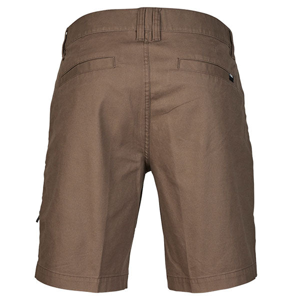 Rear view of Essex 3.0 Shorts in Dirt Brown, SKU 31667-117, showing welt pockets and button fly