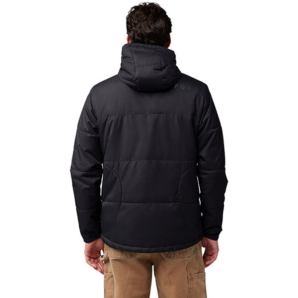 Lifestyle image of model wearing Ridgeway Jacket in Black, SKU 33119-001, styled for cold-weather comfort