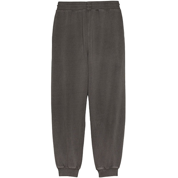 Side profile of Fox Racing Women's Wordmark Joggers in Pewter (SKU: 33141-052), showing relaxed fit and ribbed cuffs