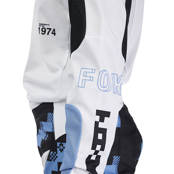 Full rear view of White 180 Digi Image Jersey (SKU: 33535-008), showing drop-tail hem
