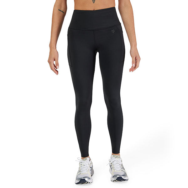 Fox Racing Motive Leggings (Womens) rear view in Blk sizes XS, SM, MD, LG, XL SKU 32788-001-XS. Base Layer Pants | Available at BTO Sports