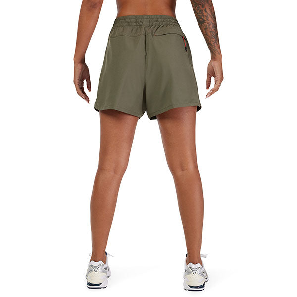 Angled front view of Survivalist Shorts in Steel Grey showing waistband and relaxed fit, SKU: 32240-373