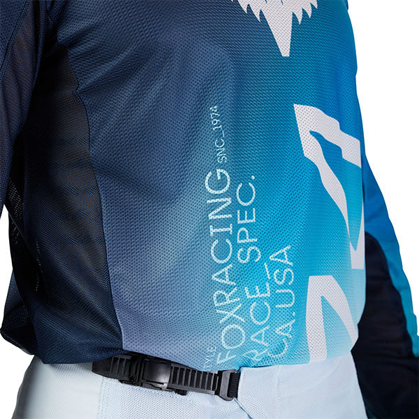 Rear mesh panel detail of Teal 180 Air Haze Jersey (SKU: 33536-329)
