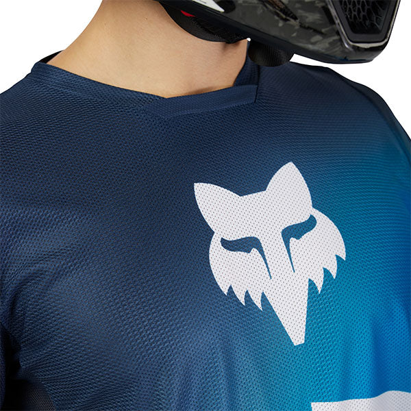Flat lay of Teal 180 Air Haze Jersey (SKU: 33536-329), showing full silhouette