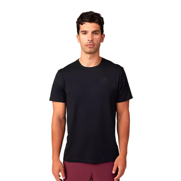 High-resolution studio image of Fox Racing Rep Tee; showing tee fit, printed graphics, and crew neckline; SKU 29081-001-S; Colors: SM, MD, LG