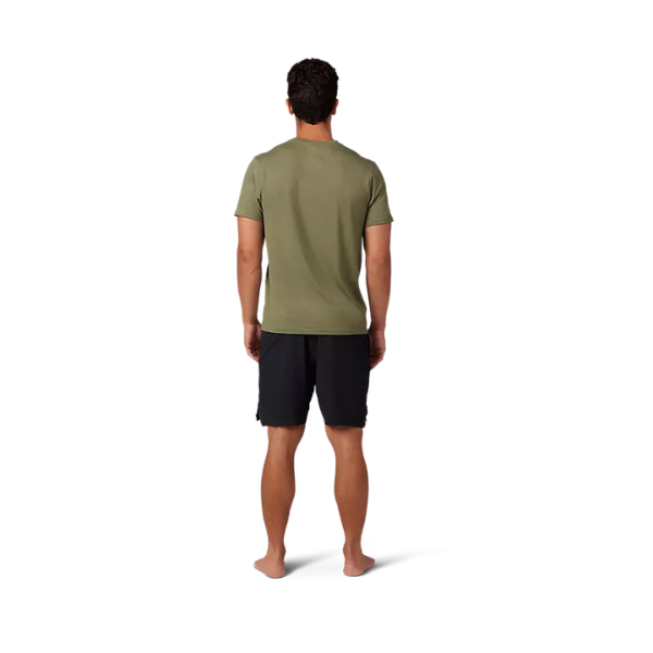 High-resolution studio image of Fox Racing Rep Tee; showing tee fit, printed graphics, and crew neckline; SKU 29081-001-S; Colors: SM, MD, LG