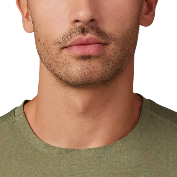 Professional studio photo of Fox Racing Rep Tee; showing tee fit, printed graphics, and crew neckline; SKU 29081-001-S; Colors: SM, MD, LG, XL and more