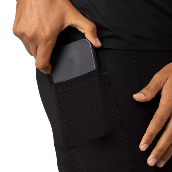 Fox Racing Tecbase Compression Tights product image in Blk sizes SM, MD, LG, XLG, 2XL SKU 30311-001-S. Base Layer Pants | Available at BTO Sports