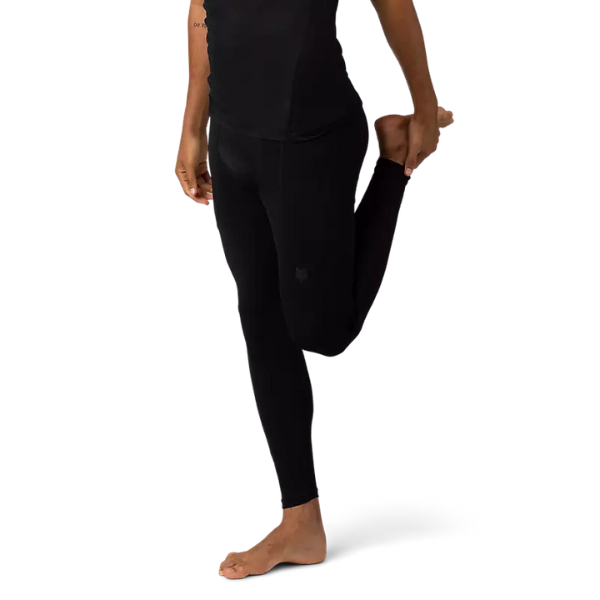 Fox Racing Tecbase Compression Tights product image in Blk sizes SM, MD, LG, XLG, 2XL SKU 30311-001-S. Base Layer Pants | Available at BTO Sports