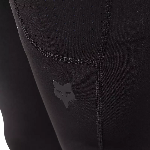 Fox Racing Tecbase Compression Tights product image in Blk sizes SM, MD, LG, XLG, 2XL SKU 30311-001-S. Base Layer Pants | Available at BTO Sports