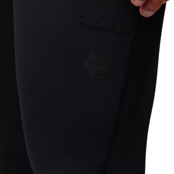 Fox Racing Tecbase Fire Tights product image in SM sizes Black SKU 29831-001-S. Base Layer Pants | Available at BTO Sports