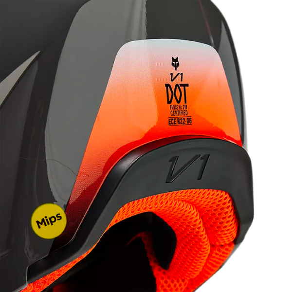studio product photo of Fox Racing SKU 31373-013, sizes XS to XXL for motocross helmet, dirt bike, motocross, off road.