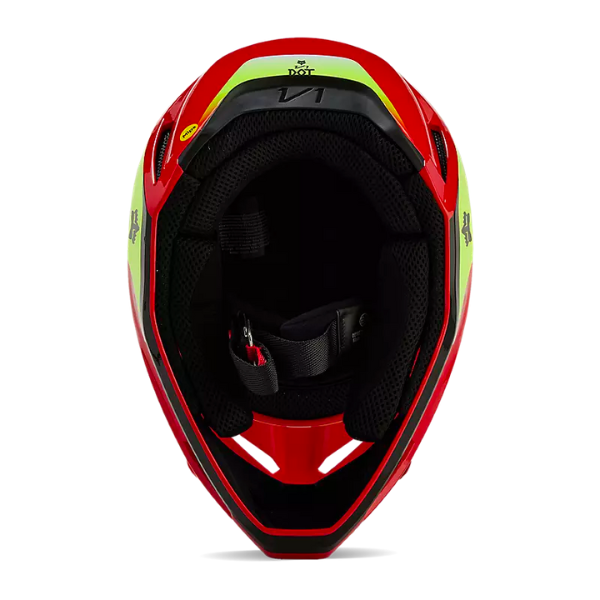studio product photo of Fox Racing SKU 31373-110-2X, sizes XS to XXL for motocross helmet, dirt bike, motocross, off road.