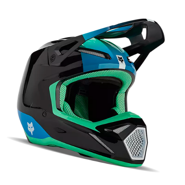 studio product photo of Fox Racing SKU 31373-013-2X, sizes XS to XXL for motocross helmet, dirt bike, motocross, off road.