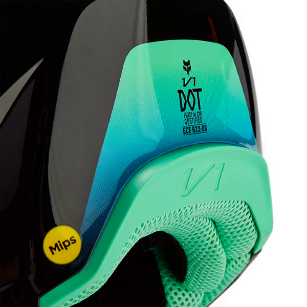 studio product photo of Fox Racing SKU 31373-013-2X, sizes XS to XXL for motocross helmet, dirt bike, motocross, off road.