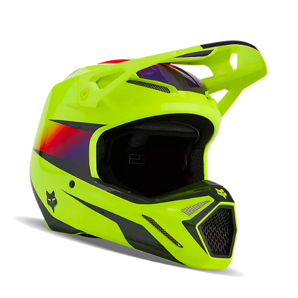 studio product photo of Fox Racing SKU 31372-005, sizes XS to XXL for motocross helmet, dirt bike, motocross, off road.