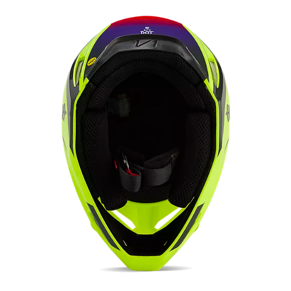studio product photo of Fox Racing SKU 31372-005-2X, sizes XS to XXL for motocross helmet, dirt bike, motocross, off road.