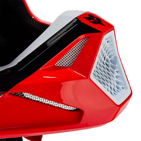 studio product photo of Fox Racing SKU 31370-110, sizes XS to XXL for motocross helmet, dirt bike, motocross, off road.