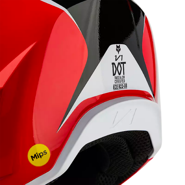 studio product photo of Fox Racing SKU 31370-110, sizes XS to XXL for motocross helmet, dirt bike, motocross, off road.