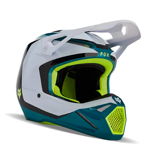 studio product photo of Fox Racing SKU 31370-551-2X, sizes XS to XXL for motocross helmet, dirt bike, motocross, off road.