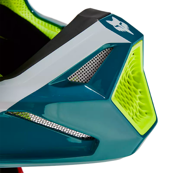 studio product photo of Fox Racing SKU 31370-551-2X, sizes XS to XXL for motocross helmet, dirt bike, motocross, off road.