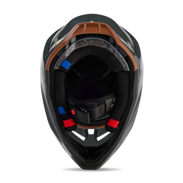 studio product photo of Fox Racing SKU 31361-008-2X, sizes XS to XXL for motocross helmet, dirt bike, motocross, off road.