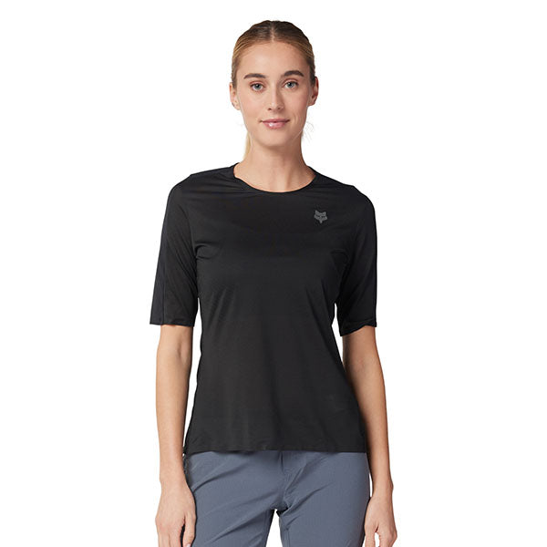 Product image of Fox Racing - Flexair Ascent Jersey (MTB) (Womens) SKU:32628-001-S | Sizes: SM–XL | Designed for Mountain Bike, BMX and E-Bike riders | Available at BTO Sports