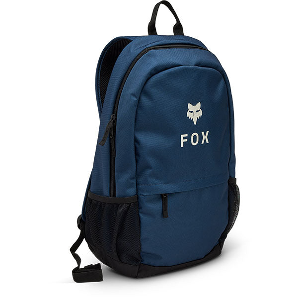 Fox Racing 180 Backpack SKU 32793 Midnight front view showing main compartment and Fox Racing branding