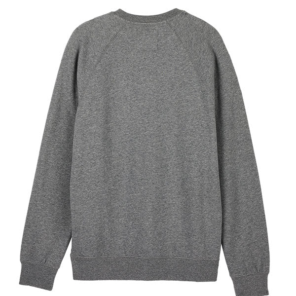 Fox Racing - Absolute Crew Sweatshirt sku 31591-185, studio image of the back of a Heather Graphite Grey sweater on a white background