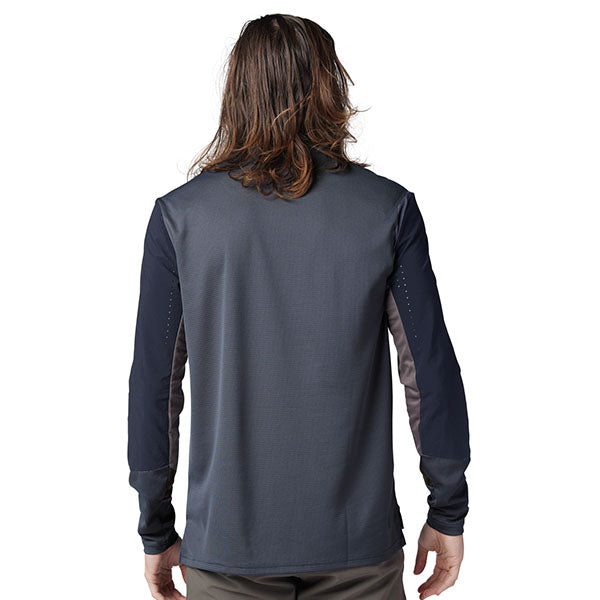 Product image of Fox Racing - Defend Long Sleeve Jersey (MTB) SKU:32367-103-M | Sizes: SM, MD, LG, XL, 2XL | Designed for Mountain Bike, BMX and E-Bike riders | Available at BTO Sports