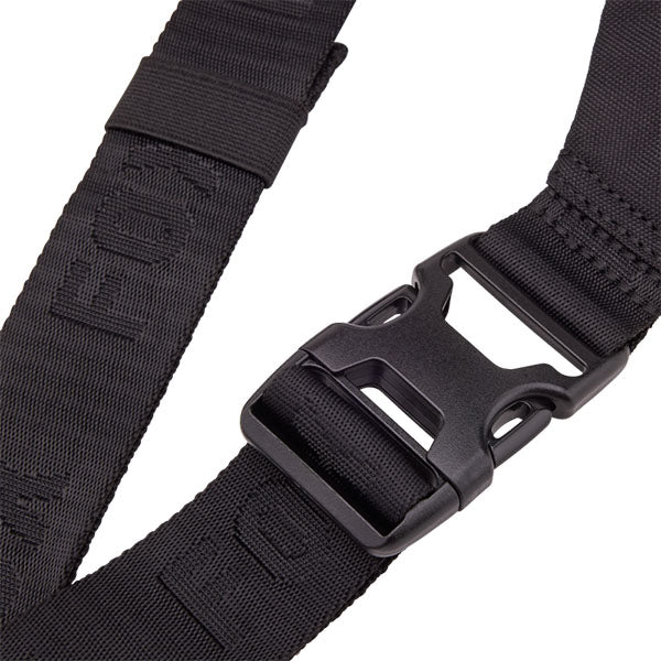 Fox Racing Fox Head Premium Hip Pack SKU 32342 Black interior view showing storage pockets and key leash