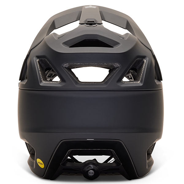 Product image of Fox Racing - Proframe RS Matte Black Helmet (MTB) SKU:31105-255-S | Sizes: SM, MD, LG | Designed for Mountain Bike, BMX and E-Bike riders | Available at BTO Sports
