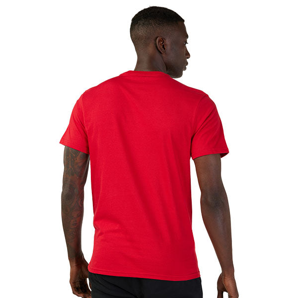 Crisp studio image on a white background of Fox Racing Absolute Premium Tee; showing tee fit, printed graphics, and crew neckline; SKU 31730-001-S