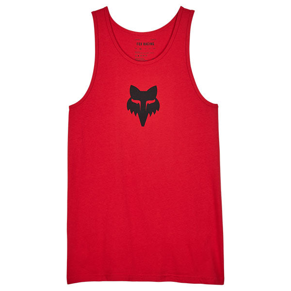 Crisp studio image on a white background of Fox Racing; showing sleeveless cut, hem shape, and printed or woven branding; SKU 32091-041-M