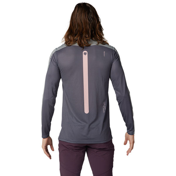 Product image of Fox Racing - Flexair Aviation Long Sleeve Race Jersey (MTB) SKU:32353-038-S | Sizes: SM, MD, LG, XL, 2XL | Designed for Mountain Bike, BMX and E-Bike riders | Available at BTO Sports