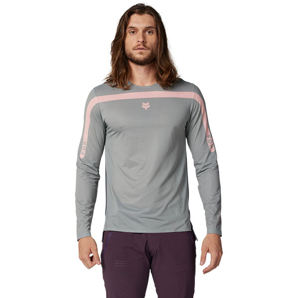 Product image of Fox Racing - Flexair Aviation Long Sleeve Race Jersey (MTB) SKU:32353-447-M | Sizes: SM, MD, LG, XL, 2XL | Designed for Mountain Bike, BMX and E-Bike riders | Available at BTO Sports
