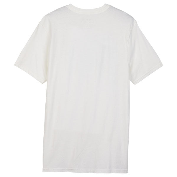 Clean studio shot of Fox Racing Fox Head Premium Tee; showing tee fit, printed graphics, and crew neckline; SKU 31731-001-S