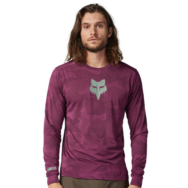 Product image of Fox Racing - Ranger TruDri Long Sleeve Jersey (MTB) SKU:32365-456-XL | Sizes: SM, MD, LG, XL, 2XL | Designed for Mountain Bike, BMX and E-Bike riders | Available at BTO Sports