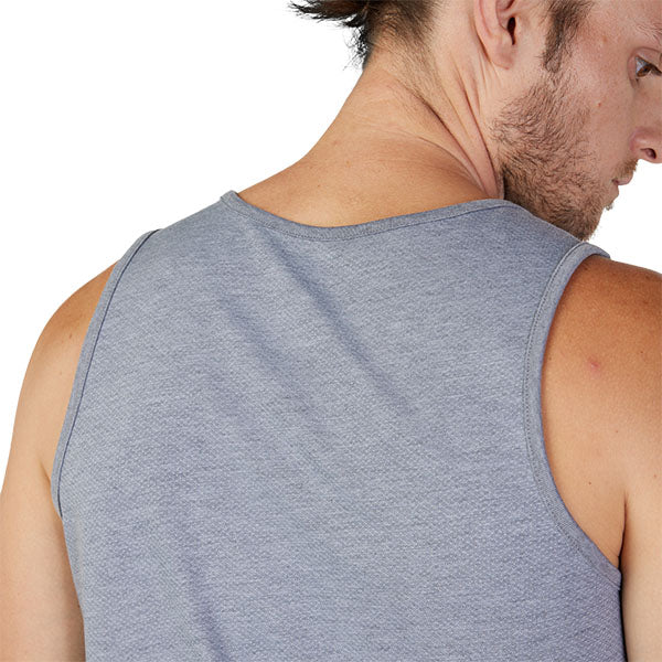 Professional studio photo of Fox Racing Forums Tech Tank; showing sleeveless cut, hem shape, and printed or woven branding; SKU 30720-291-S